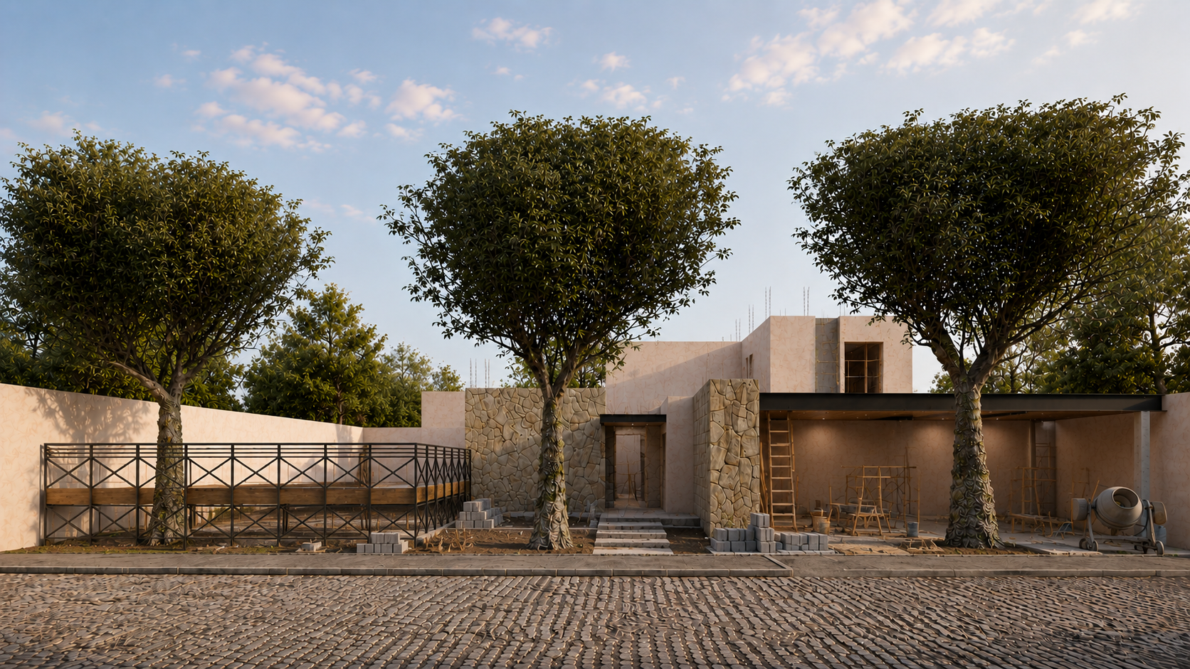Obra avanzada del proyecto